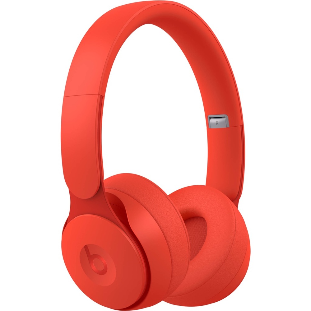 Beats Solo Pros Red Noise Canceling Headphones